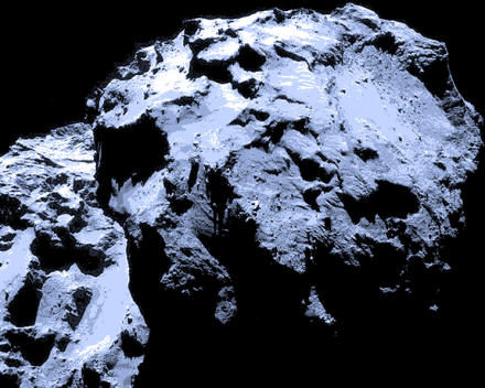 Scientists: Possible biomarker in space? An organohalogen was detected around a star and the above comet.